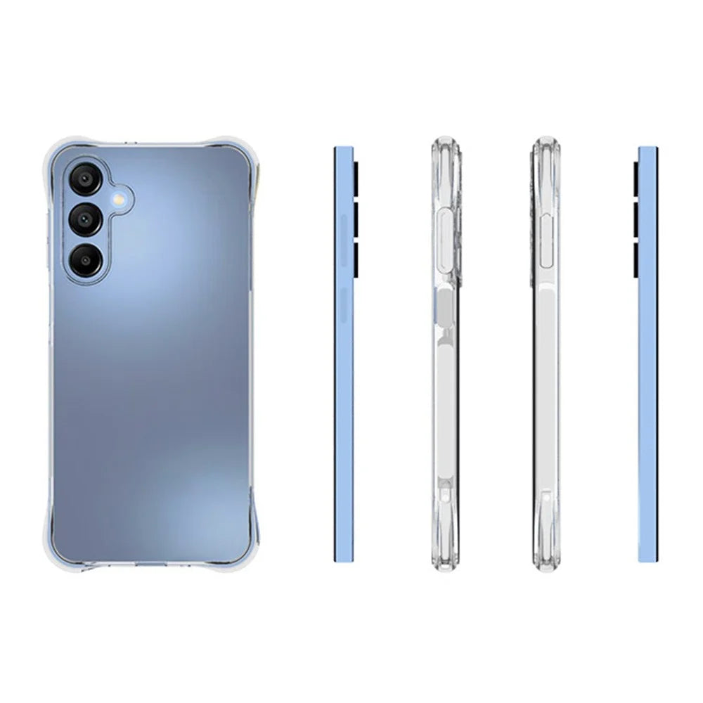 For Samsung Galaxy A26 5G TPU Phone Case Non-Slip Transparent Mobile Phone Cover - 5