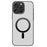 For iPhone 16 Pro Case Compatible with MagSafe Matte PC Back Cover - Black - 1