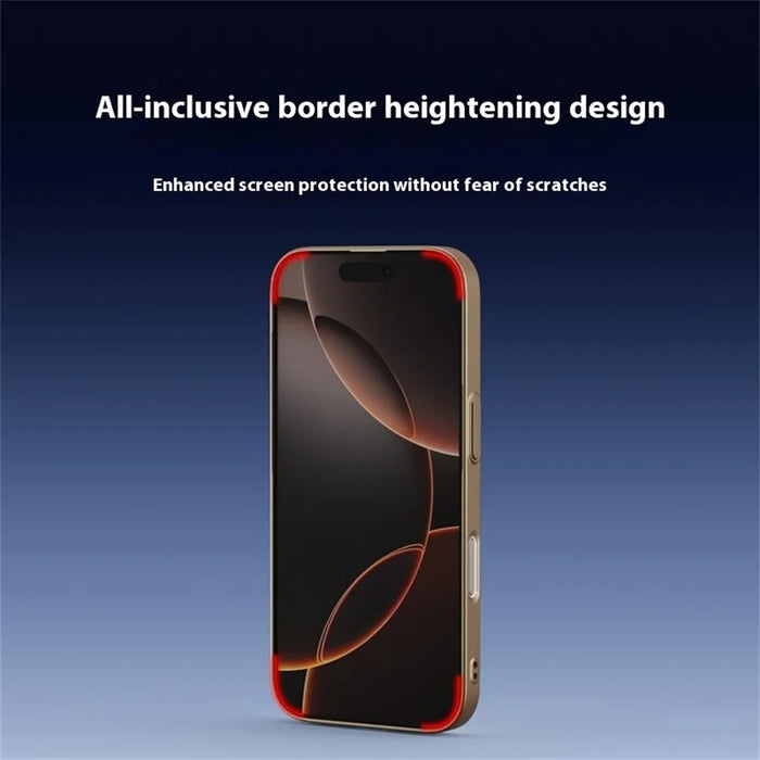 For iPhone 16 Pro Case Compatible with MagSafe Matte PC Back Cover - Black - 7