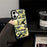 For iPhone 16 Case Camo Puffer Jacket Leather+TPU 3D Protective Cover - Green - 2