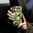 For iPhone 16 Case Camo Puffer Jacket Leather+TPU 3D Protective Cover - Green - 4