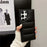 For Samsung Galaxy S23 Ultra Case Puffer Jacket Leather+TPU Soft Touch Phone Cover - Black - 2