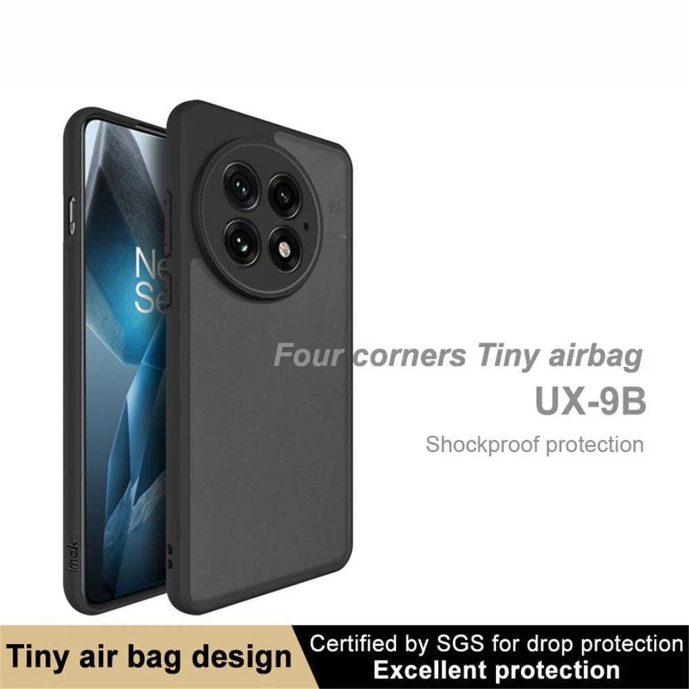 IMAK UX-9B Series For OnePlus 13 Case Tiny Airbag PC+TPU Matte Phone Cover - 3