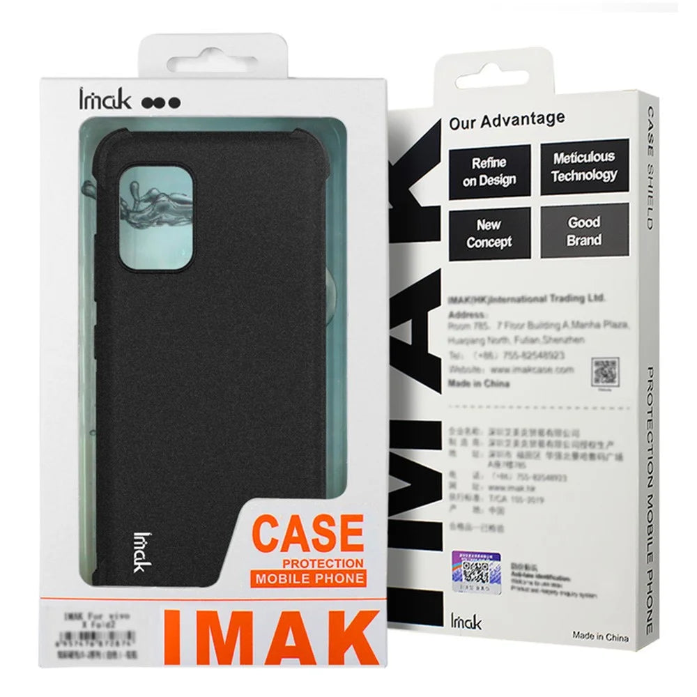 IMAK For ZTE nubia Z60S Pro 5G Case TPU Phone Cover Airbag Shockproof Protection - Black - 7