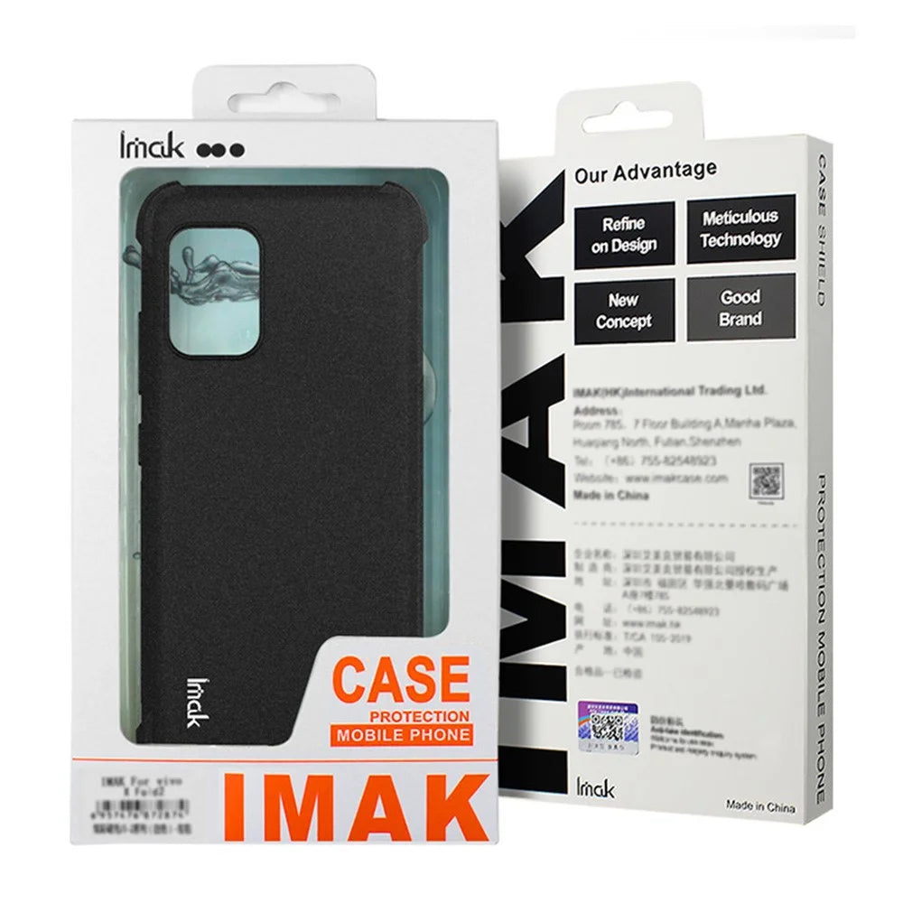 IMAK For HMD Fusion 5G Case TPU Phone Cover Airbag Shockproof Protection - Black - 5