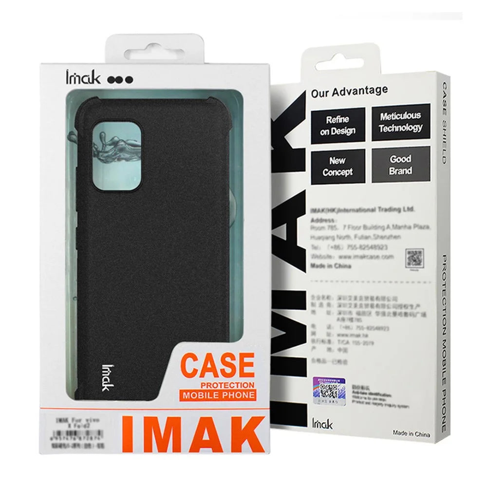 IMAK For Realme GT 7 Pro 5G Case TPU Phone Cover Airbag Shockproof Protection - Black - 5