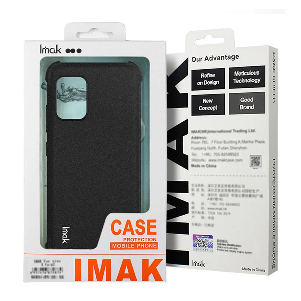 IMAK For Samsung Galaxy A36 5G Case TPU Phone Cover Airbag Shockproof Protection - Black - 5