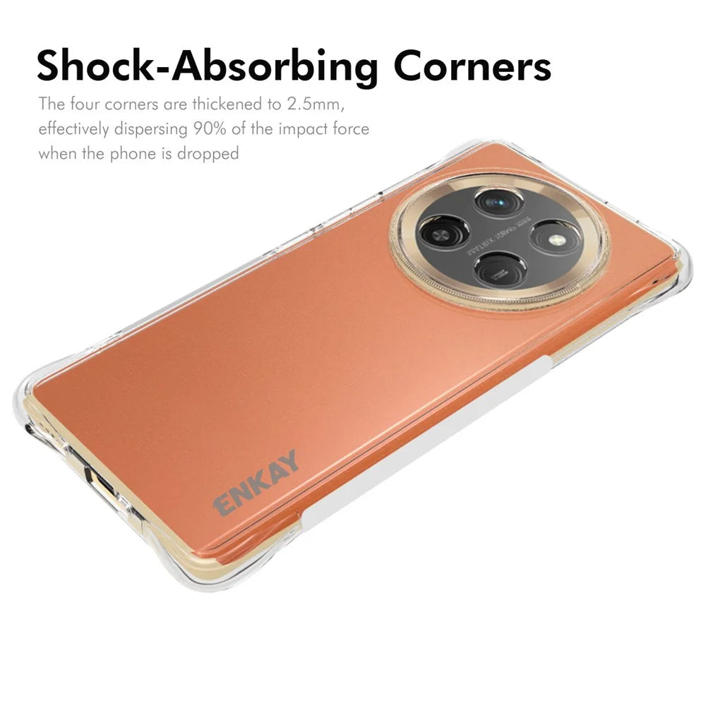 ENKAY HAT PRINCE For vivo X60 Pro 5G (Global) Clear Phone Case   Shockproof Anti-Slip TPU Cover - Transparent - 2