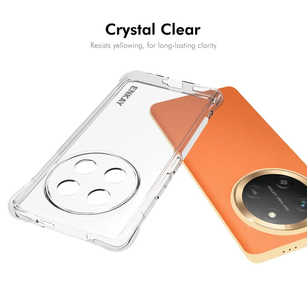 ENKAY HAT PRINCE For vivo X60 Pro 5G (Global) Clear Phone Case   Shockproof Anti-Slip TPU Cover - Transparent - 5