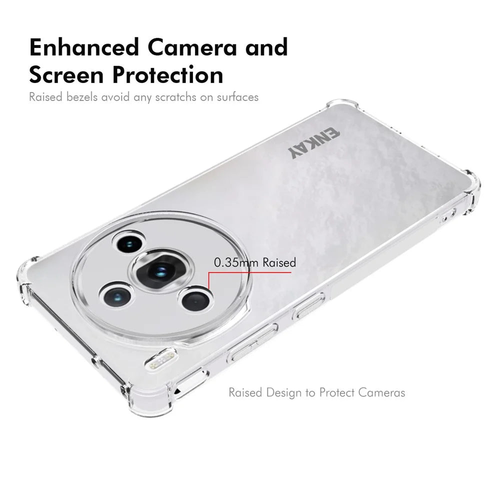 ENKAY HAT PRINCE For ZTE nubia Z60S Pro 5G Clear Phone Case   Shockproof Anti-Slip TPU Cover - Transparent - 3