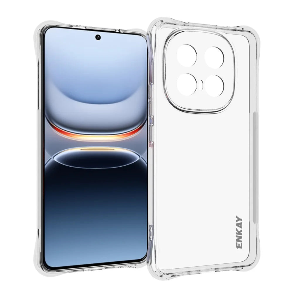 ENKAY HAT PRINCE For vivo iQOO 13 5G Clear Phone Case   Shockproof Anti-Slip TPU Cover - Transparent - 1