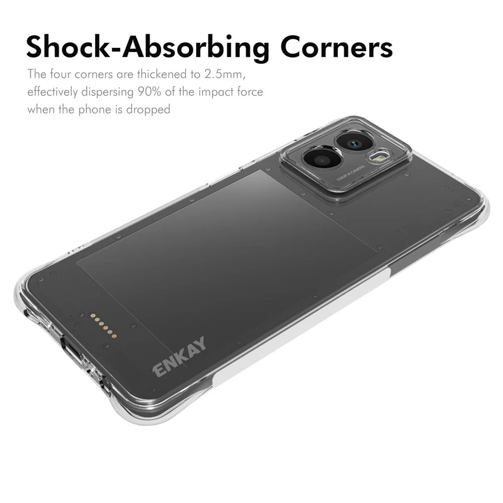 ENKAY HAT PRINCE For HMD Fusion 5G Clear Phone Case   Shockproof Anti-Slip TPU Cover - Transparent - 2