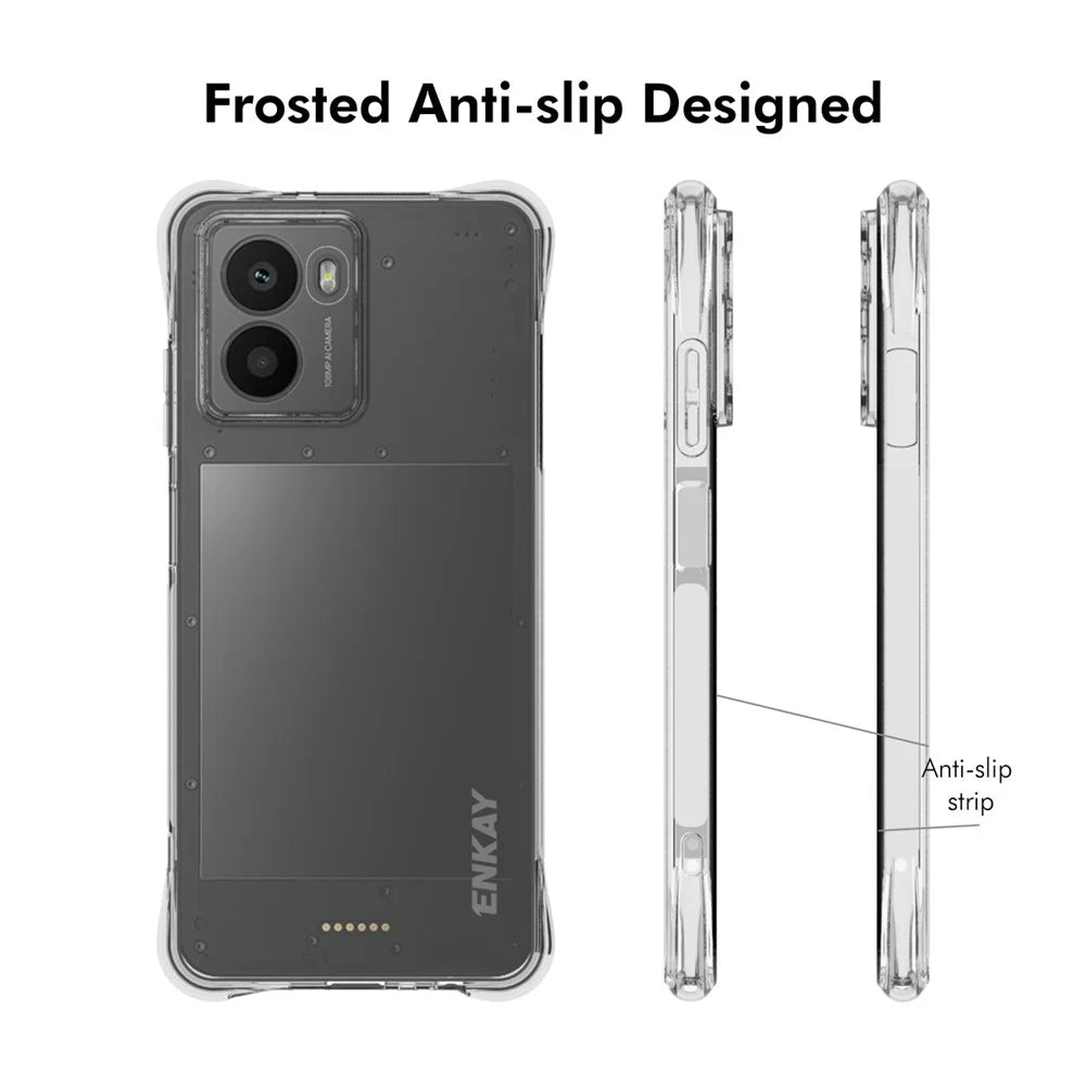 ENKAY HAT PRINCE For HMD Fusion 5G Clear Phone Case   Shockproof Anti-Slip TPU Cover - Transparent - 4