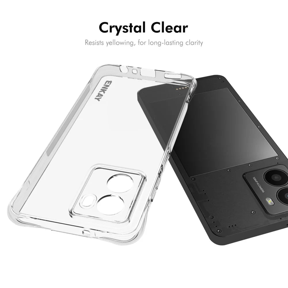 ENKAY HAT PRINCE For HMD Fusion 5G Clear Phone Case   Shockproof Anti-Slip TPU Cover - Transparent - 5