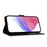 For Samsung Galaxy A16 4G / Galaxy A16 5G Case with Strap RFID Blocking Leather Wallet Phone Cover Cat Mouse Pattern - Black - 4