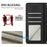 For Samsung Galaxy A16 4G / Galaxy A16 5G Case with Strap RFID Blocking Leather Wallet Phone Cover Cat Mouse Pattern - Black - 5