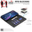 BINFEN COLOR BF32 For Samsung Galaxy A56 5G Leather Case Wallet RFID Blocking Phone Cover - Black - 2