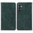 For Samsung Galaxy A56 5G Case Strong Magnetic PU Leather Phone Cover Calf Texture - Green - 1