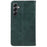 For Samsung Galaxy A56 5G Case Strong Magnetic PU Leather Phone Cover Calf Texture - Green - 7