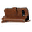 For Google Pixel 9a Case Zipper Pocket Leather Phone Cover with Crossbody Shoulder Strap - Brown - 3