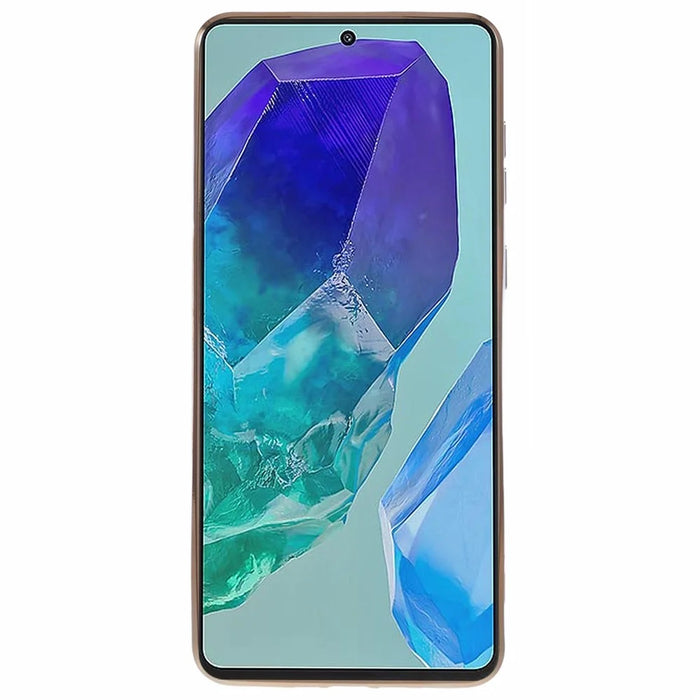 For Samsung Galaxy A36 5G Case TPU Slim Fit Shockproof Phone Cover 6D Electroplating - Cyan - 2