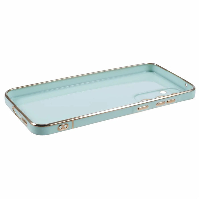 For Samsung Galaxy A36 5G Case TPU Slim Fit Shockproof Phone Cover 6D Electroplating - Cyan - 4