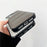 For iPhone 16 Pro Case Carbon Fiber Puffer Jacket Leather+TPU Shockproof Phone Cover - Grey - 4
