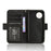 For ZTE Blade A35 Lite / A35 Core Leather Case Phone Wallet Cover with Multiple Card Slots - Black - 3