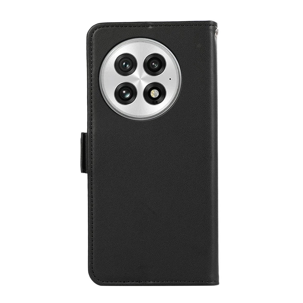ABEEL For OnePlus 13 Case Leather Phone Cover with RFID Blocking Wallet - Black - 7