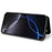 For iPhone 16 Pro Case with Wrist Strap Card Slots Rhombus Leather+TPU Phone Cover - Black - 5