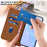 For Samsung Galaxy A37 5G / A56 5G / A36 5G Case Solid Color Wallet Leather Phone Cover with Strap - Brown - 5