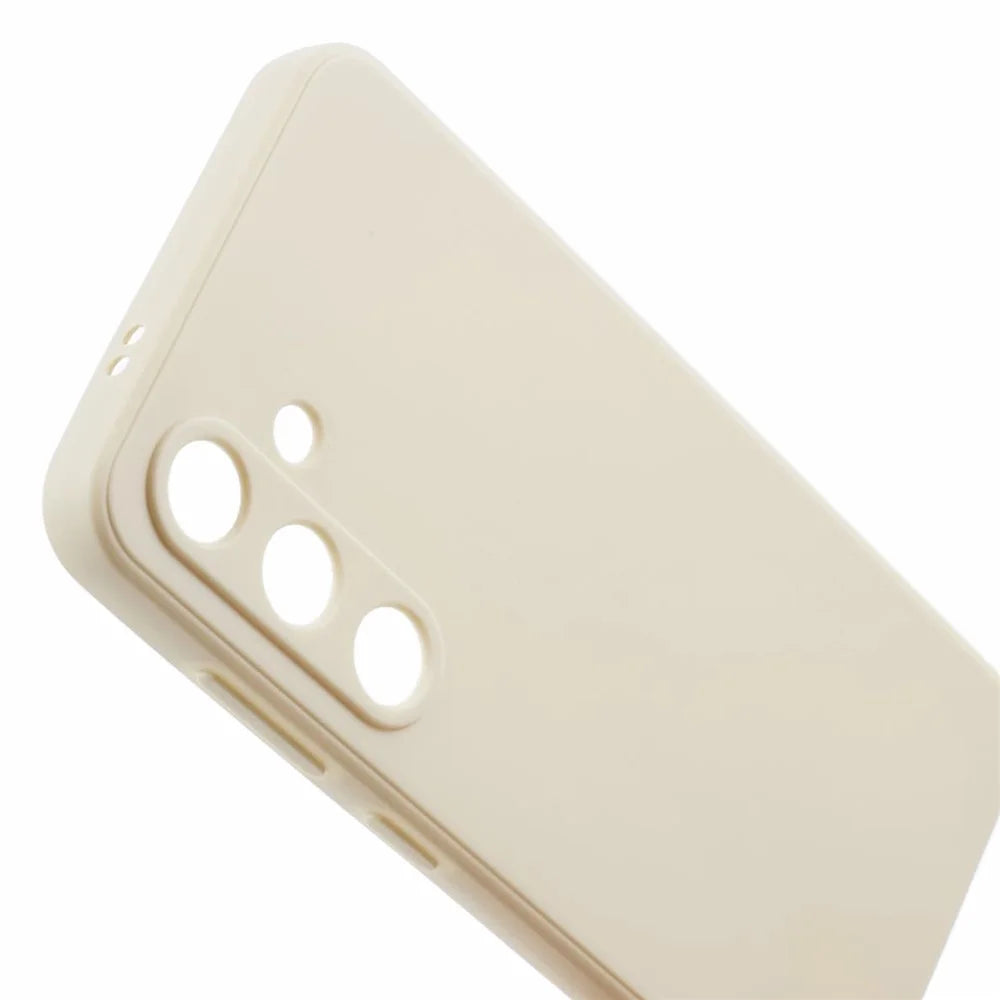 For Samsung Galaxy A36 5G Case Precise Cut-Outs Straight Edge TPU Shockproof Phone Cover - White - 5