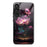 For Samsung Galaxy S25 Case Tempered Glass Back Cover with Pattern Printing - Lotus - 1