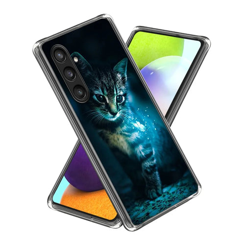 For Samsung Galaxy S25+ Case Pattern Printing TPU Phone Back Cover - Cat - 1