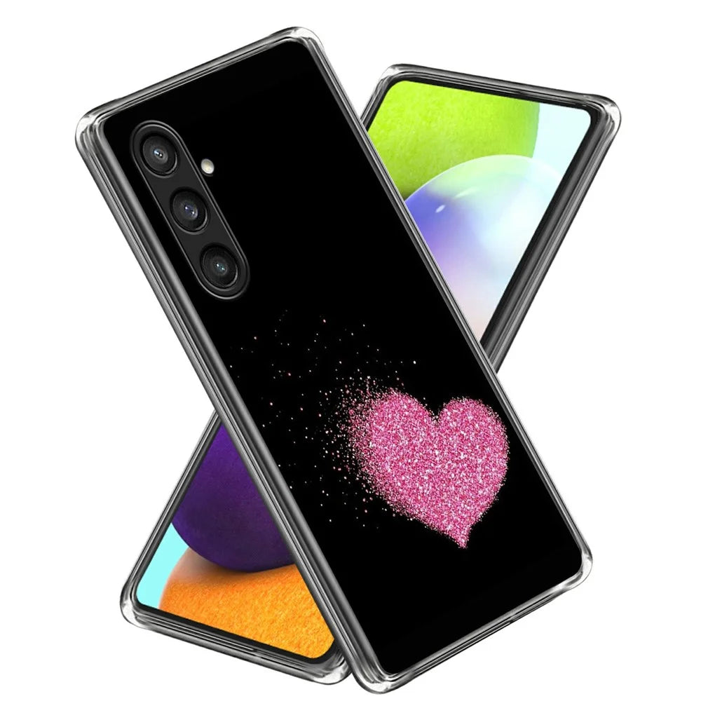 For Samsung Galaxy S24 FE TPU Case Pattern Printing Mobile Phone Back Cover - Style A - 1