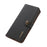 KHAZNEH For Google Pixel 9a Case Genuine Cow Leather RFID Blocking Wallet Phone Cover - Black - 5