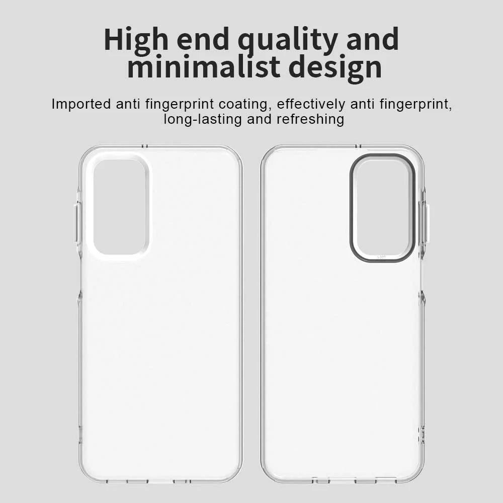 For Samsung Galaxy A36 5G / A56 5G Case PC+TPU+PET Matte Anti-Drop Phone Back Cover - White - 6