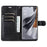 AZNS For Samsung Galaxy S25+ Case Anti-Scratch PU Leather Stand Wallet Phone Cover - Black - 2