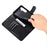 AZNS For Samsung Galaxy S25+ Case Anti-Scratch PU Leather Stand Wallet Phone Cover - Black - 5