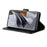 AZNS For Samsung Galaxy S24+ Case Anti-Scratch PU Leather Stand Wallet Phone Cover - Black - 3