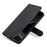 AZNS For Samsung Galaxy A35 5G Case Anti-Scratch PU Leather Stand Wallet Phone Cover - Blue - 6
