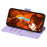 For Google Pixel 8 Pro Leather Wallet Case RFID Blocking Stand Cover with Hand Strap - Purple - 3