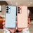 For Samsung Galaxy S25 Case Electroplated Frame TPU Soft Phone Cover - Blue - 3