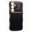 For Samsung Galaxy S25+ Case Love Hearts TPU Phone Cover Curly Wave Frame Large Window - Black - 3