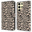 For Samsung Galaxy S25 Ultra Case Pattern Printed Protective Cover TPU+PU Leather Flip Phone Case - Leopard Print - 1