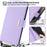 For TECNO Pova 6 Neo Leather Wallet Case RFID Blocking Stand Cover with Hand Strap - Purple - 7