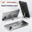 For iPhone 14 Case Hard PC Frameless Baking Paint Kickstand Phone Cover - Black - 2