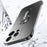 For iPhone 15 Pro Case Hard PC Frameless Baking Paint Kickstand Phone Cover - Black - 6