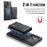 DG.MING M6 Series For Samsung Galaxy S25 Ultra Case Magnetic Wallet PU+PC+TPU Phone Cover - Black - 6