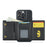 DG.MING M6 Series For iPhone 14 Pro Case Magnetic Wallet PU+PC+TPU Phone Cover - Black - 2